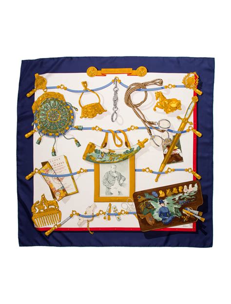 hermes scarf blue lion|hermes scarf accessories.